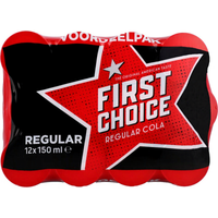 First Choice Regular Cola - 12 x 150 ml