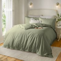 Wylder Duvet Cover Set Newtilly 100% Cotton Sage King