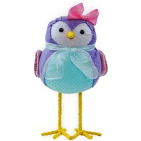 Standing Girl - Style Bird Figurine | Cute Bow Décor