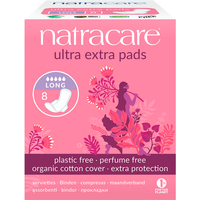 Natracare Long Ultra Extra 8 Pads
