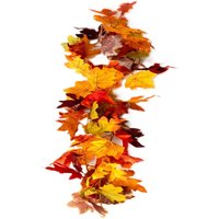 Marrybox Fall Garland Maple Leaf Red 1.8m