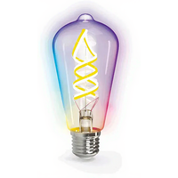 Aigostar WiFi WB slimme filamentlamp ST64 E27 4,9 W RGBW