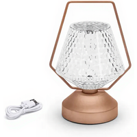 Aigostar LED tafellamp 1 W 95 lm vloerlamp warm licht - natuurlijk wit - wit licht - rosé goud