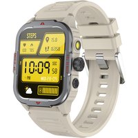 Smartwatch G129 Khaki Outdoor Sports Watch - White