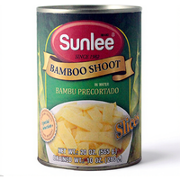 Sunlee bamboescheuten in plakjes in water blik 565 g