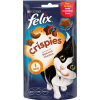 Felix Crispies Treats Flavoured with Beef and Chicken 45g