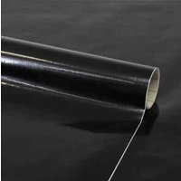 Fablon Sticky Back Plastic Black Gloss 0.675x2m