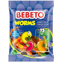 Bebeto J olieachtige wormen - 80 g