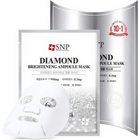 SNP whitening masker (nieuwe editie) 10 st diamant verhelderende ampul