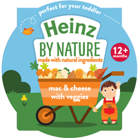 Heinz Baby Mac & Cheese with Veggies Tray 12+ Months 200g