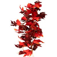 Marrybox Fall Garland Maple Leaf Yellow/Orange 1.8m