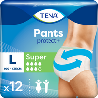 Tena Incontinence Pants Protect+ Super Large 12 Pack