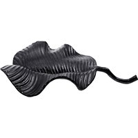 Fifty Five South Decorative Dish Prato Leaf Black