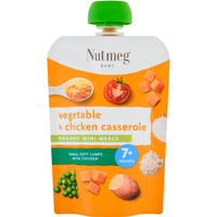 Nutmeg Vegetable & Chicken Casserole 7+ Months 130g