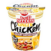 NISSIN instantnoedels in beker gember-kip - 8 x 63 g