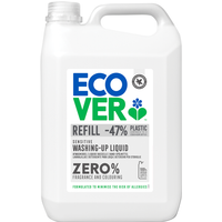 Ecover Sensitive Washing Up Liquid, Refill, 5l