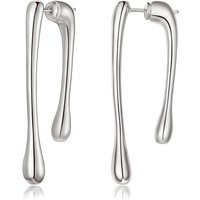 Ever Faith Drop Earrings Double Sided