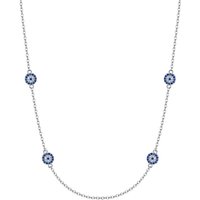 Ever Faith Evil Eye Necklace Choker Cubic Zirconia