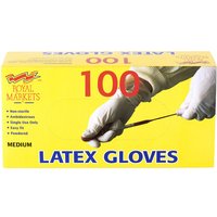 Royal Markets Small Latex Gloves, pack of 100