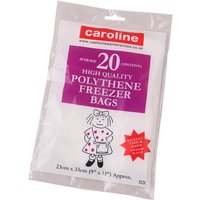 Caroline Freezer Bags, 23 x 33cm, pack of 20