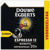 Douwe Egberts espresso ristretto koffiecapsules - 20 stuks