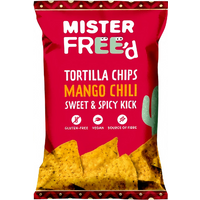 Mister Free'd Organic Tortilla Chips with Mango 135g