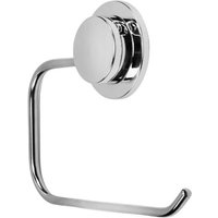 Croydex Stick 'n' Lock Toilet Roll Holder - Chrome