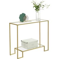Ochama Console Table 1 Shelf Steel, Particleboard.