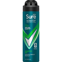 Sure Men Nonstop Protection Anti-Perspirant Aerosol Quantum Dry 150ml