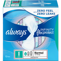 Always FlexProtect Sanitary Towels Normal With Wings Size 1 12 Pads