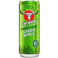 Carabao energiedrank groene appel 330 ml
