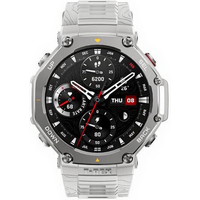 Amazfit T-Rex 3 3,81 cm (1,5 inch) AMOLED digitaal touchscreen 480 x 480 pixels roestvrij staal GPS