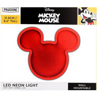 Paladone Mickey Mouse LED Neonlicht - 21,8 cm, Rood