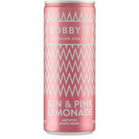 Bobby's Gin & roze citroenlimonade - 250 ml