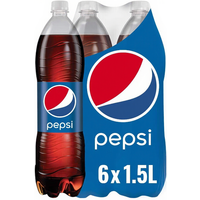 PEPSI gewone cola - 6 x 1 l