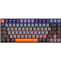 Machenike K500A-B84 75% Wired Keyboard, QWERTY US layout, Red Switch LED Backlit Light Gray