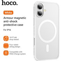 HOCO Magnetic Series Shockproof Protective Phone Case - iPhone 16 - White