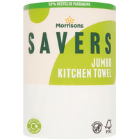 Morrisons Savers Jumbo Kitchen Towel, 2-Ply, 1 Roll