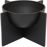 Fifty Five South Decorative Bowl Hapax Abstract Stand Black