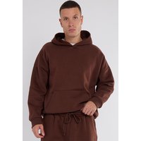 Third Avenue Oversized Fleece Pullover Hoodie - Vintage Brown