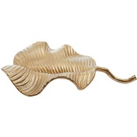 Fifty Five South Decorative Dish Prato Leaf Gold