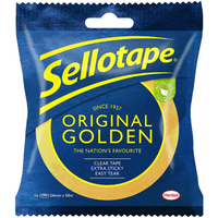 Sellotape Original Golden Tape 24mm x 50m