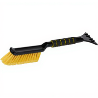 Dunlop ijskrabber met borstel - 40 cm, zwart