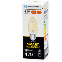 Aigostar Wifi-netwerkconfiguratie en bluetooth-ondersteuning E27 C35 4,5 W