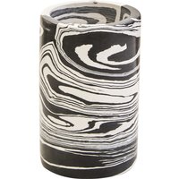 Fifty Five South Candle Holder Helsa Marble Black/White