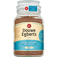 Douwe Egberts Pure Decaffeinated Instant Coffee 190g