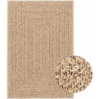 vidaXL ZIZUR Binnen/Buiten Tapijt - Jute Look, 120 x 170 cm, Bruin