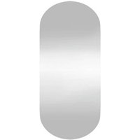 VidaXL Wandspiegel - Ovaal glas, 30 x 70 cm, Zilver