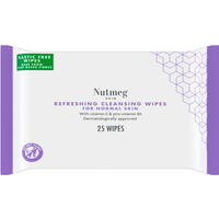 Nutmeg Skin Refreshing Cleansing Wipes for Normal Skin 25 Wipes