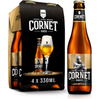Cornet blond bier met eikenhout 8,5% - 4 x 330 ml